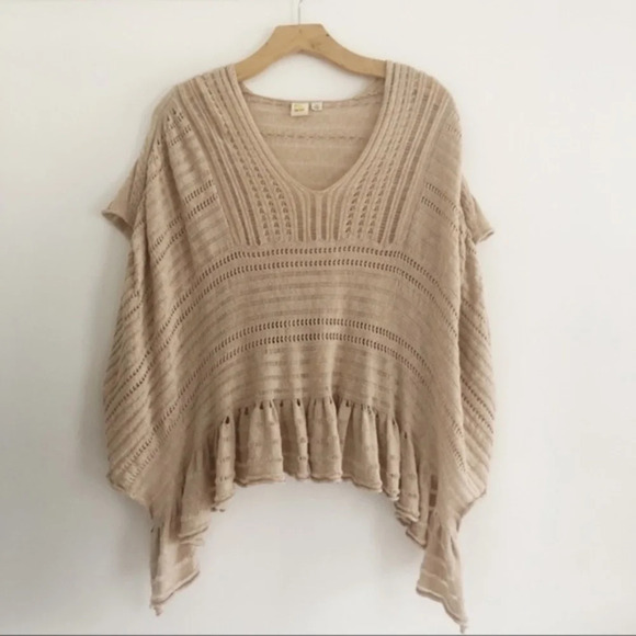 Anthropologie Yellow Bird Carolina Poncho xs - Picture 3 of 6